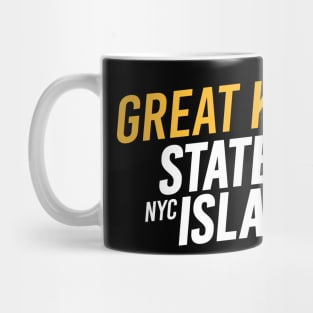 Great Kills - Staten Island, New York City - Modern Cursive Minimal Design Mug